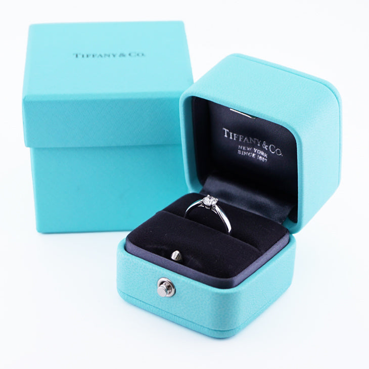 ティファニー TIFFANY&Co. ラウンド ブリリアント エンゲージメント リング プラチナ ティファニー ハーモニー リング 指輪 Pt950 シルバー ダイヤリング 婚約指輪 エンゲージリング プラチナ