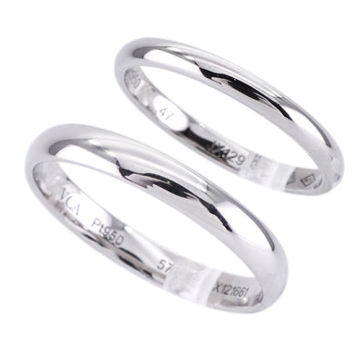 ヴァンクリーフ＆アーペル Van Cleef & Arpels タンドルモン マリッジリング リング 指輪 結婚指輪 ウェディングリング プラチナ