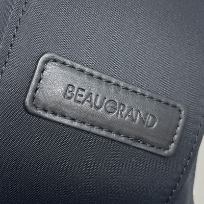 Beaugrand JRA 袋肩袋尼龙鳄鱼黑色银色硬件