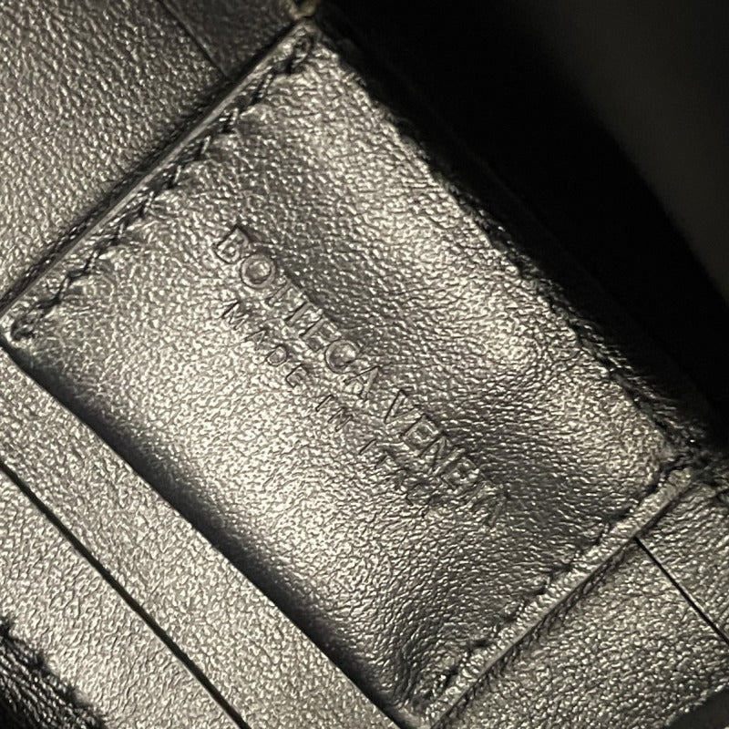 ボッテガヴェネタ BOTTEGAVENETA トライアングル ポイント スモール バッグ トートバッグ ショルダーバッグ レザー ブラック 黒 シルバー金具 ハンドバッグ