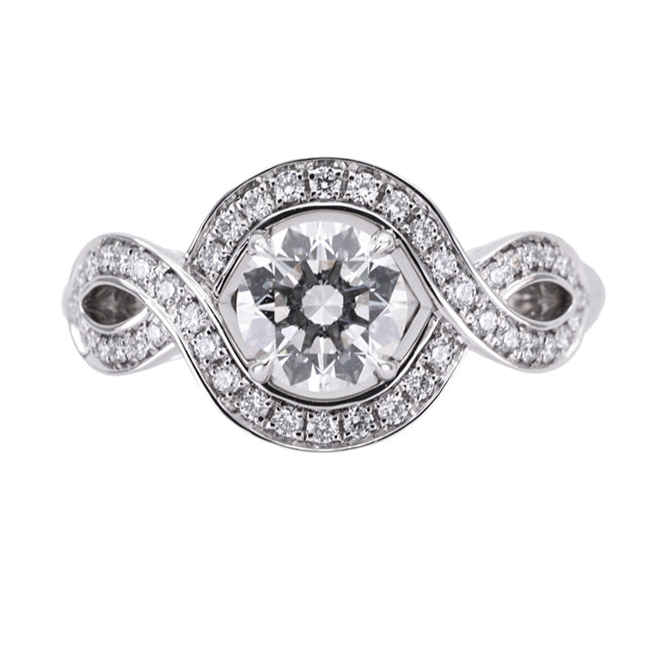 HARRY WINSTON HARRY WINSTON Lily Cluster Engagement Ring Lily Cluster by Harry Winston Diamond Ring Engagement Ring Platinum