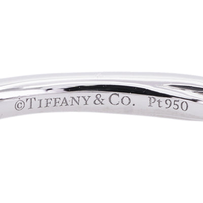 Tiffany & Co. Tiffany＆Co。 Tiffany & Co. 和谐环PT950白金钻石戒指订婚戒指