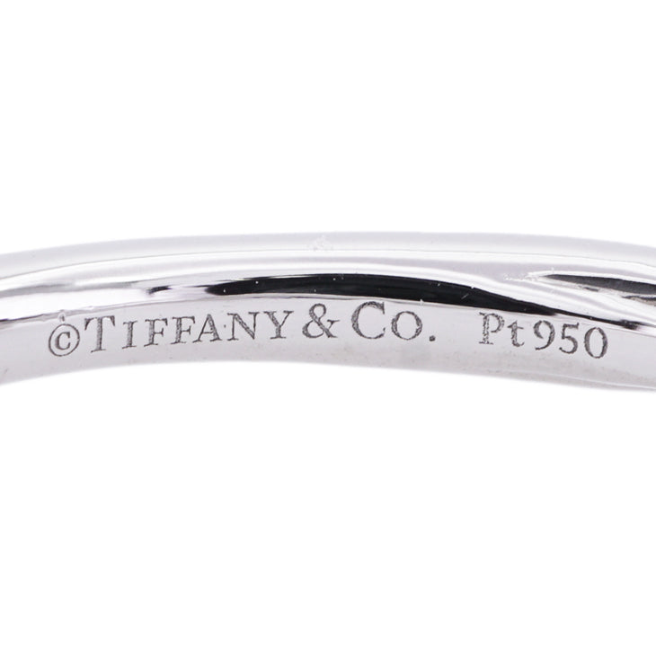 ティファニー TIFFANY&Co. ラウンド ブリリアント エンゲージメント リング ダイヤモンド プラチナ バンド ハーフエタニティ ハーフサークル ティファニー ハーモニー リング 指輪 Pt950 プラチナ ダイヤリング 婚約指輪