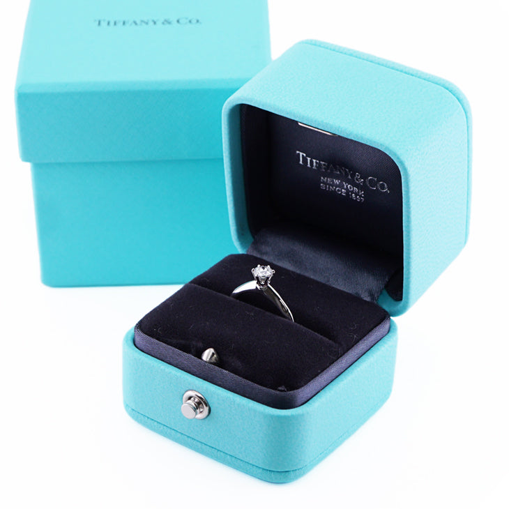 Tiffany & Co. TIFFANY&Co. Engagement Ring Platinum Solitaire Tiffany & Co. Setting ring Pt950 silver diamond ring engagement ring