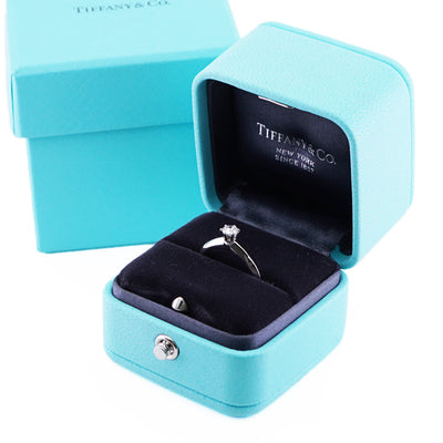 Tiffany & Co. TIFFANY&Co. Engagement Ring Platinum Solitaire Tiffany & Co. Setting ring diamond ring engagement ring