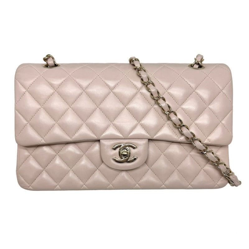 CHANEL CHANEL Matelass? Matelasse 25 Bag Shoulder Bag Lambskin Pink Gold Hardware Chain Shoulder Bag Coco Mark Turnlock Double flap W flap Double chain W chain