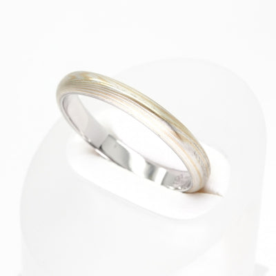 Mokumeganeya/Mokume Kaneya MOKUMEGANEYA Koi Sakura Ring Pt900/750YG/SV925 Beige Diamond Ring Marriage Ring Wedding Ring Platinum Gold