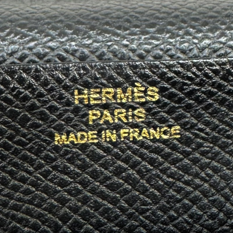 HERMES 爱马仕 B?arn soufflet Bearn soufflet 钱包长钱包爱普生黑色金色硬件沃恩·爱普生