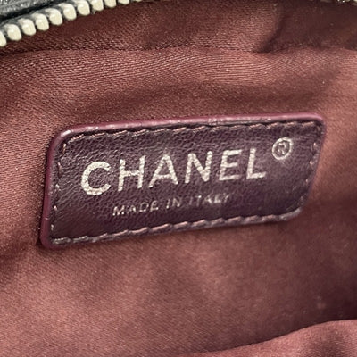 シャネル CHANEL マトラッセ ミニマトラッセ ミニマト バッグ ショルダーバッグ ラムスキン ノワール ブラック 黒 シルバー金具 チェーンショルダーバッグ チェーンウォレット WOC