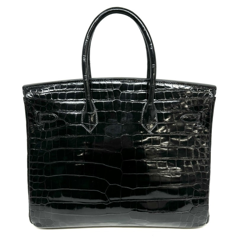 HERMES 爱马仕 Birkin 35 Birkin 35 袋子手提袋polosus鳄鱼黑金黑金异国情调