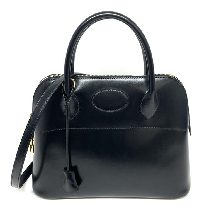 HERMES HERMES Bolide 31 Bolide 31 Bag, Tote Bag, Shoulder Bag, Box Calf, Noir, Black, Gold Fittings