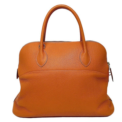 HERMES HERMES Bolide 35 Bolide 35 Bag, Tote Bag, Shoulder Bag, Toryon Clemence, Orange, Gold Fittings