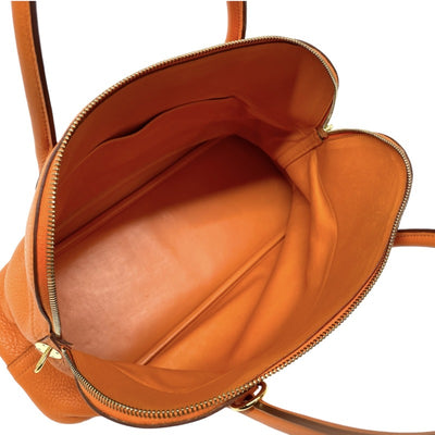 HERMES HERMES Bolide 35 Bolide 35 Bag, Tote Bag, Shoulder Bag, Toryon Clemence, Orange, Gold Fittings