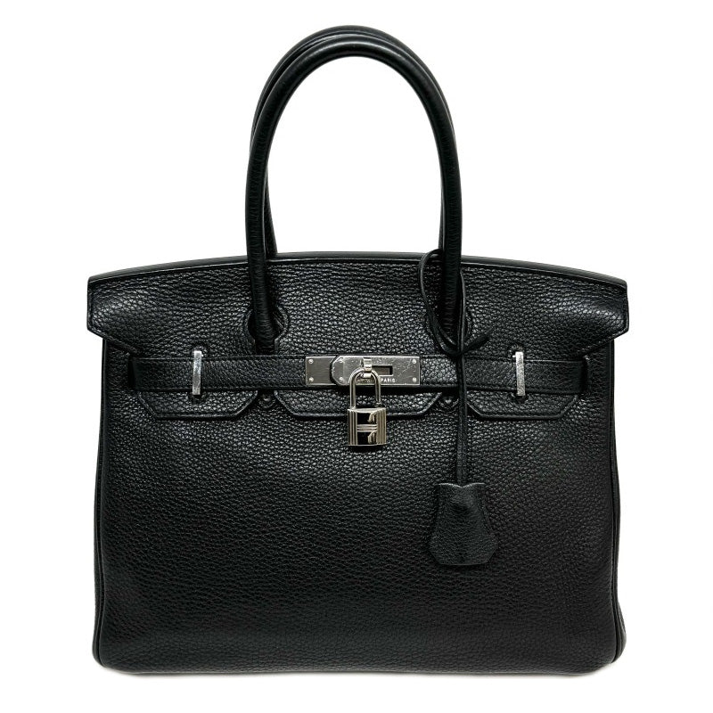 HERMES 헤르메스 Birkin 30 Birkin 30 토트 백 토고 누아 블랙 실버 하드웨어