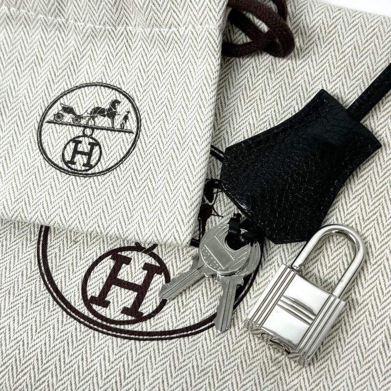 HERMES 爱马仕 Birkin 30 Birkin 30 手提袋多哥黑色银色硬件