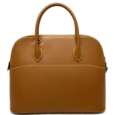 HERMES HERMES Bolide 35 Bolide 35 Bag, Tote Bag, Shoulder Bag, Kushbell, Gold, Brown, Brown, Gold Fittings