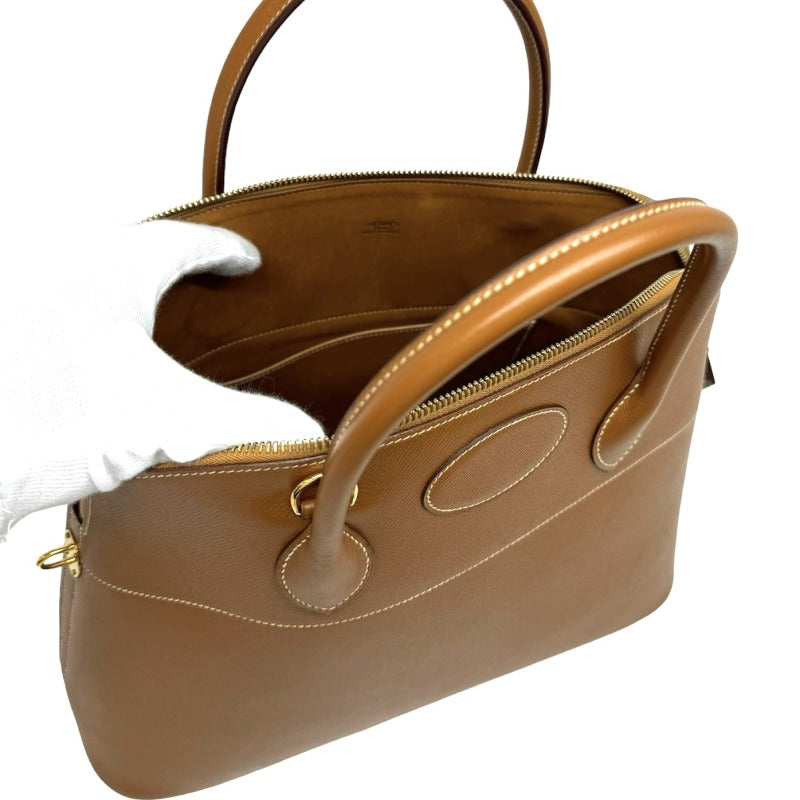 HERMES HERMES Bolide 35 Bolide 35 Bag, Tote Bag, Shoulder Bag, Kushbell, Gold, Brown, Brown, Gold Fittings