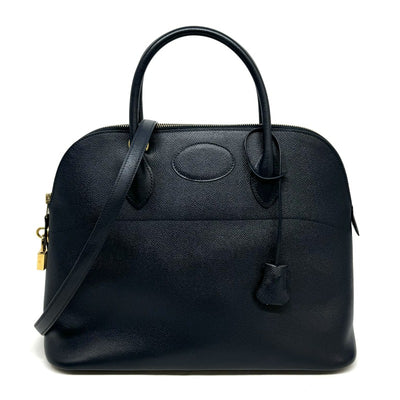 HERMES HERMES Bolide 35 Bolide 35 Bag, Tote Bag, Shoulder Bag, Kushbell, Navy, Navy, Gold Fittings