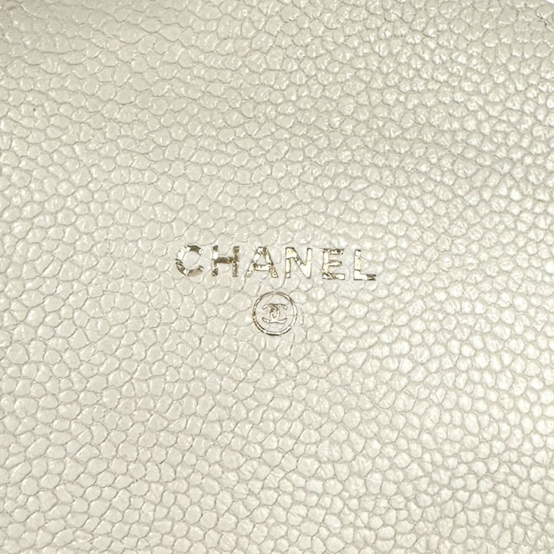 シャネル CHANEL マトラッセ バッグ ショルダーバッグ キャビアスキン ベージュ ゴールド金具 チェーンショルダーバッグ ココマーク