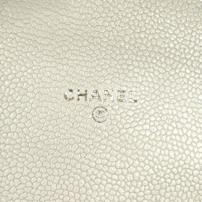 シャネル CHANEL マトラッセ バッグ ショルダーバッグ キャビアスキン ベージュ ゴールド金具 チェーンショルダーバッグ ココマーク