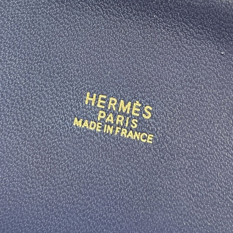 エルメス HERMES ボリード35 ボリード 35 クシュベル ネイビー 紺 ゴールド金具