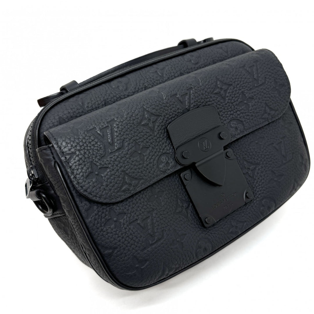 LOUIS VUITTON /  Sロックメッセンジャー モノグラム S Lock Messenger Monogram Taurillon Leather - Men - Bags