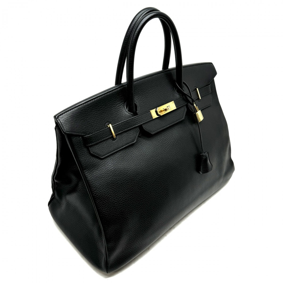 HERMES 헤르메스 Birkin 40 Birkin 40 가방, 토트 백, Ardennes, Noir, Black, Gold Fittings