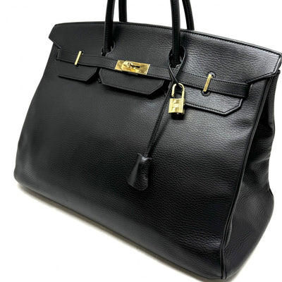 HERMES 헤르메스 Birkin 40 Birkin 40 가방, 토트 백, Ardennes, Noir, Black, Gold Fittings