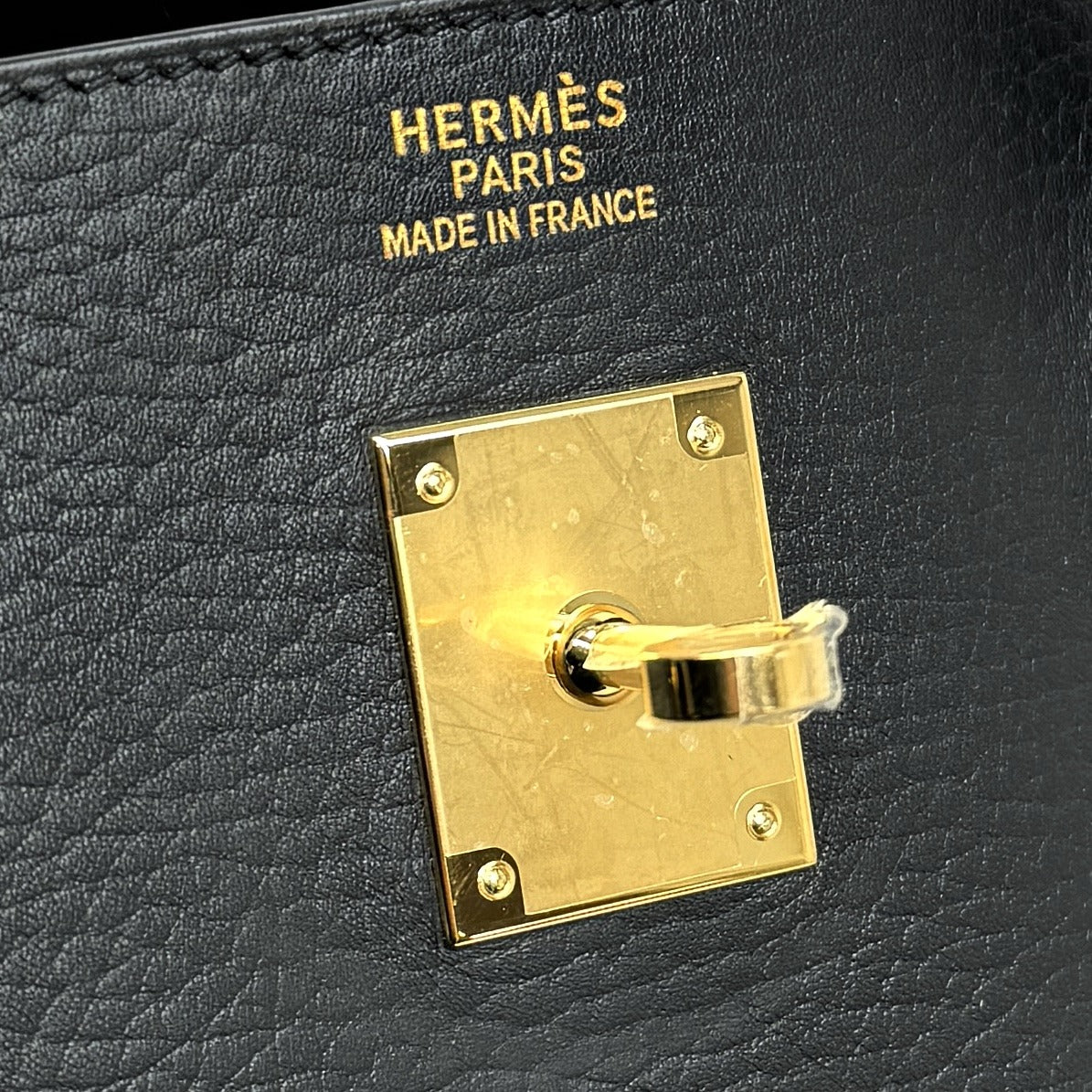 HERMES 爱马仕 Birkin 40 Birkin 40 包，手提袋，阿登，黑色，黑色，金色配件