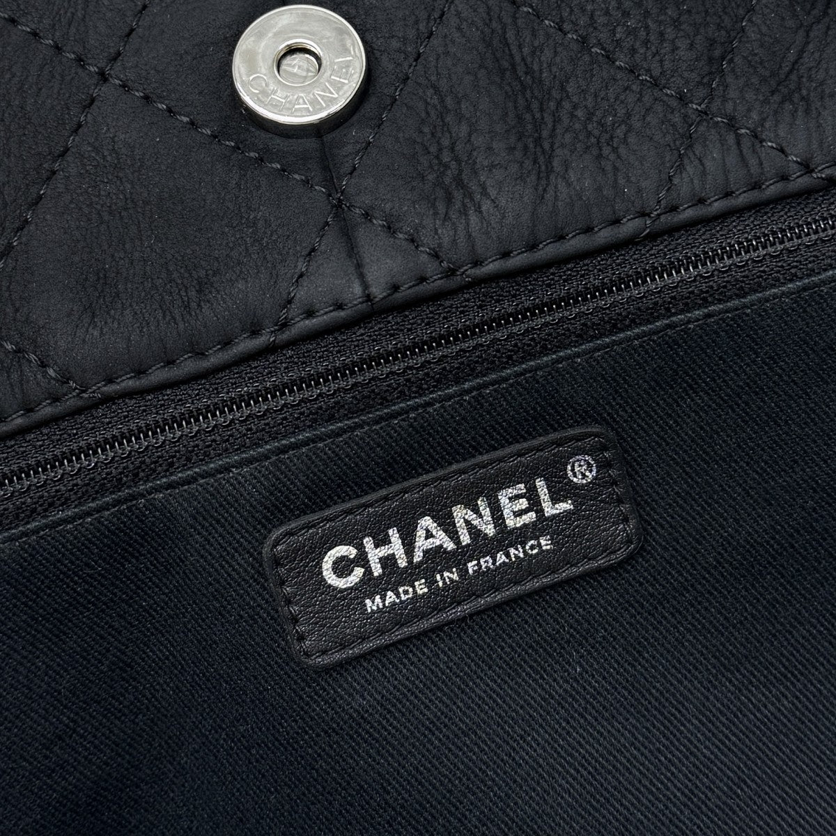 CHANEL CHANEL Matelass? Bag, tote bag, shoulder bag, nubuck, black, black, silver fittings, chain shoulder bag, Coco mark