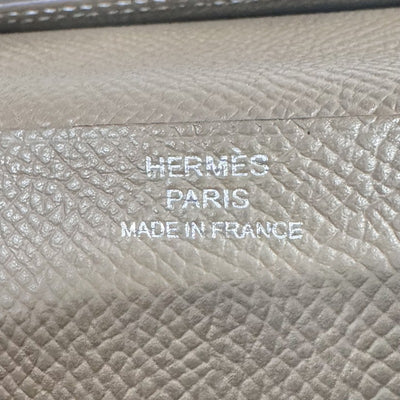 エルメス HERMES ベアンスフレ ベアン スフレ エプソン エトゥープ グレー グレージュ シルバー金具 ヴォーエプソン