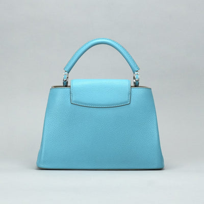 LOUIS VUITTON 路易威登 Capucines BB Capucines BB 包，手提袋，肩膀袋，托里龙皮革，绿松石，蓝色，蓝色，银色硬件，参考价格：¥1,050,500