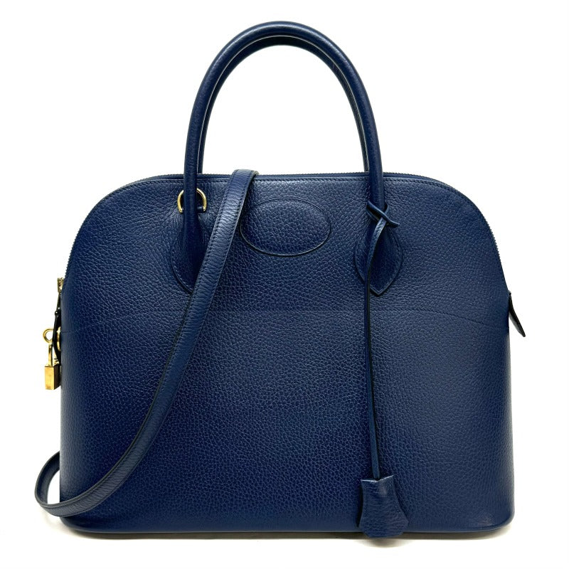 HERMES HERMES Bolide 35 Bolide 35 Bag, Tote Bag, Shoulder Bag, Ardennes, Blue, Gold Fittings