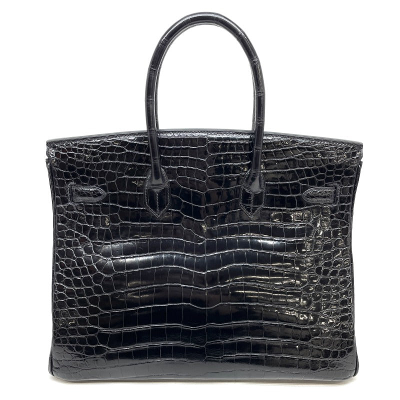 HERMES 爱马仕 Birkin 35 Birkin 35 Polosus鳄鱼黑色硬件异国情调