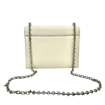 HERMES 헤르메스 Verrou Verrou mini 가방 숄더백 Chevre Nata 아이보리 실버 하드웨어 Chevre mysore