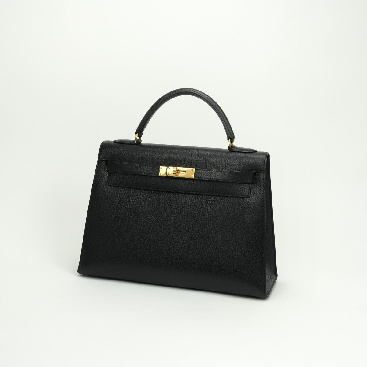エルメス HERMES ケリー32 ケリー 32 バッグ トートバッグ アルデンヌ ノワール Noir ブラック black 黒 ゴールド金具