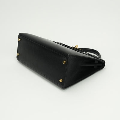 エルメス HERMES ケリー32 ケリー 32 バッグ トートバッグ アルデンヌ ノワール Noir ブラック black 黒 ゴールド金具