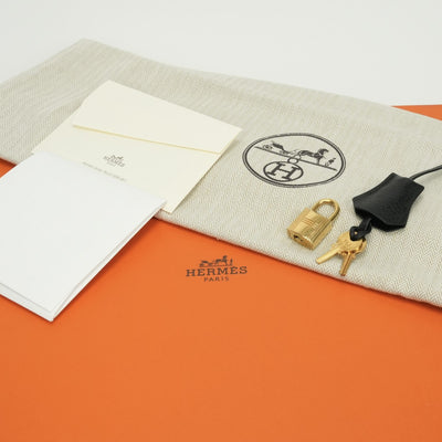 エルメス HERMES ケリー32 ケリー 32 バッグ トートバッグ アルデンヌ ノワール Noir ブラック black 黒 ゴールド金具