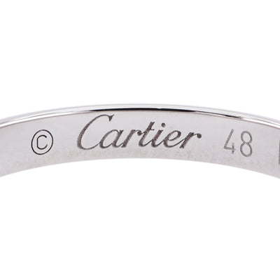 CARTIER Cartier 1895 Wedding Ring 1895 WEDDING BAND Ring Pt950 Silver Wedding Ring Platinum Pair Ring