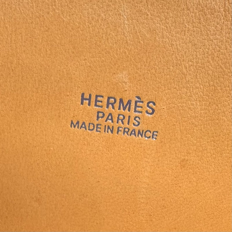 HERMES 爱马仕 Bolide 35 Bolide 35 袋，手提袋，肩膀袋，Vacherierage，天然，米色，棕色，棕色，银色配件 Bolide 37