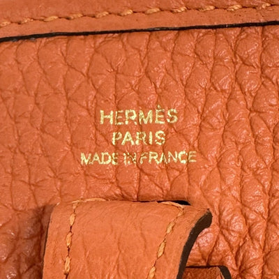 エルメス HERMES エブリンTPM アマゾン エブリン TPM エヴリンTPM エヴリン TPM バッグ ショルダーバッグ トリヨンクレマンス フー オレンジ ゴールド金具