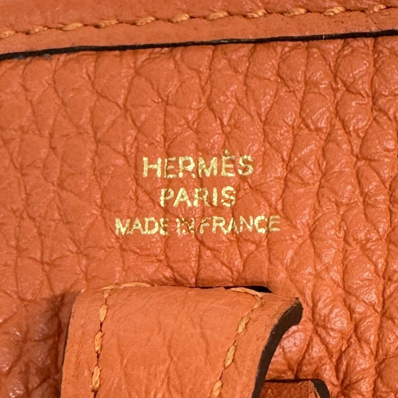 エルメス HERMES エブリンTPM アマゾン エブリン TPM エヴリンTPM エヴリン TPM バッグ ショルダーバッグ トリヨンクレマンス フー オレンジ ゴールド金具