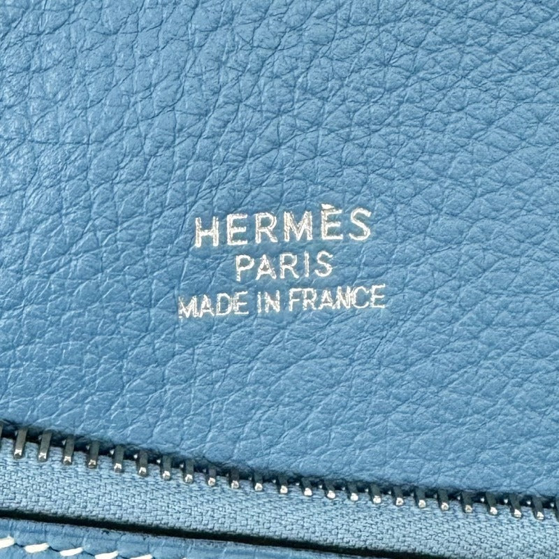 エルメス HERMES ボリード45 ボリード 45 バッグ トートバッグ トゴ ブルージーン ブルー 青 シルバー金具