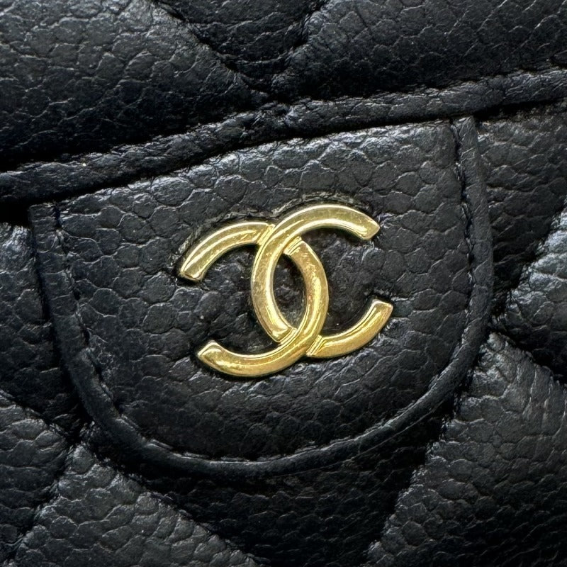 CHANEL CHANEL Matelasse iPhone13Pro iPhone 13 Pro Other Caviar skin black gold hardware iPhone case smartphone case