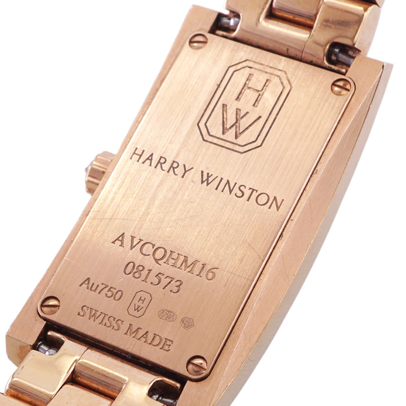 HARRY WINSTON HARRY WINSTON Avenue C Mini Art Deco Avenue C Mini 750PG Rose Gold Pink Gold