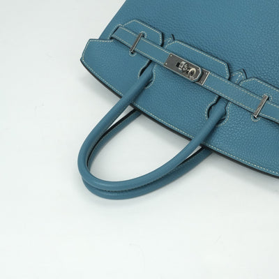 HERMES HERMES Birkin 30 Birkin 30 Bag, Tote Bag, Togo, Blue Jean, Blue, Silver Fittings