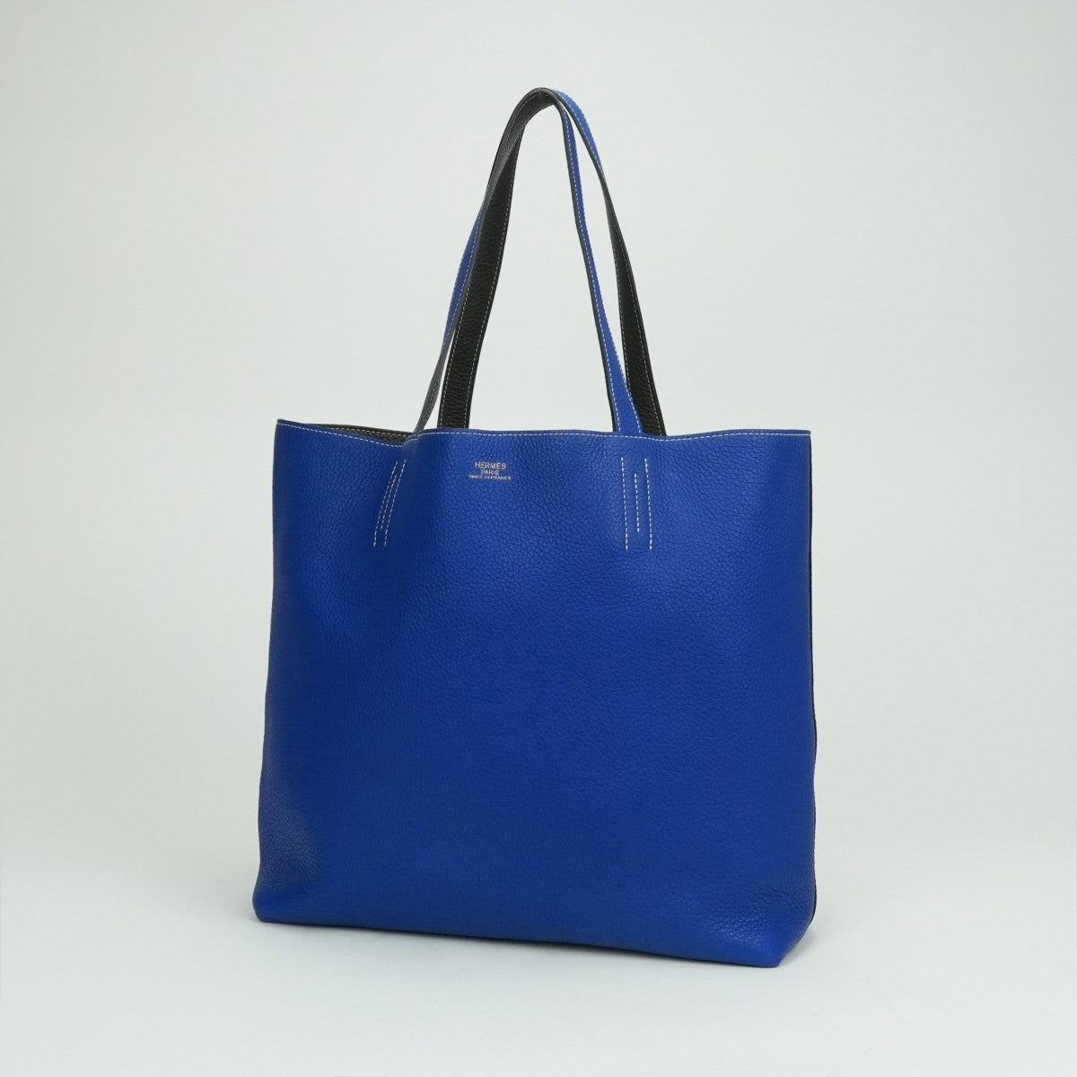 HERMES 爱马仕 Double sens 36 Double sens 36 Double sens 36 Double sens 45 手提袋Toryon Clemence Blue Royale GRAFF石墨石墨灰蓝色