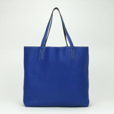 HERMES 爱马仕 Double sens 36 Double sens 36 Double sens 36 Double sens 45 手提袋Toryon Clemence Blue Royale GRAFF石墨石墨灰蓝色