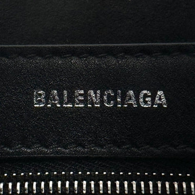 バレンシアガ BALENCIAGA メアリーケイト XS ロゴ バッグ トートバッグ スムースレザー ブラック 黒 シルバー金具 ミニ ハンドバッグ
