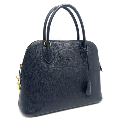 HERMES HERMES Bolide 31 Bolide 31 Bag, Tote Bag, Shoulder Bag, Fjord, Blue Indigo, Blue, Gold Fittings